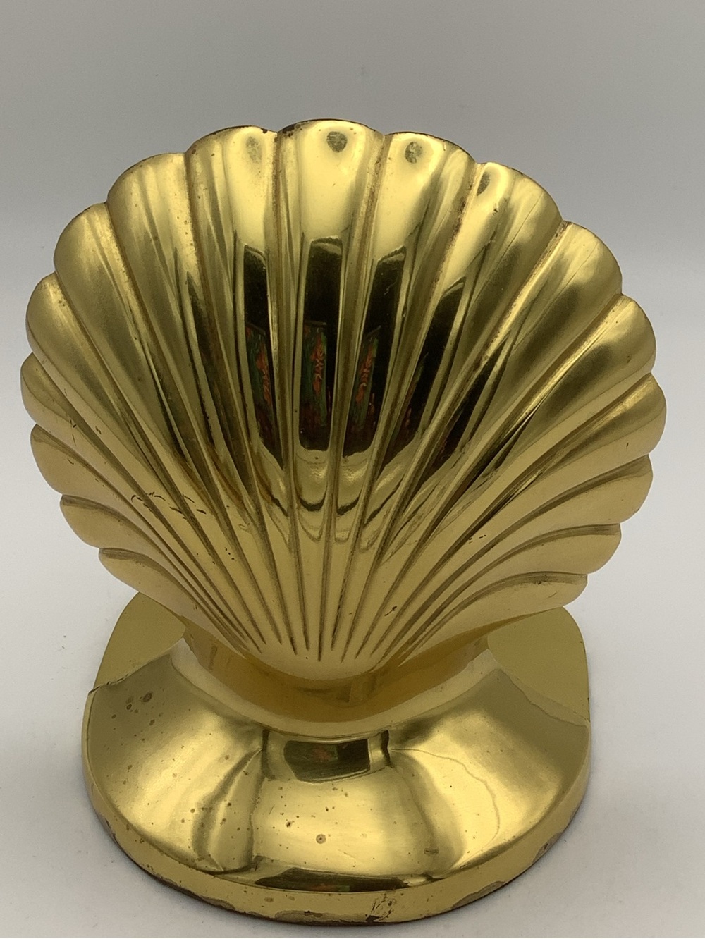 Brass Shell Bookend